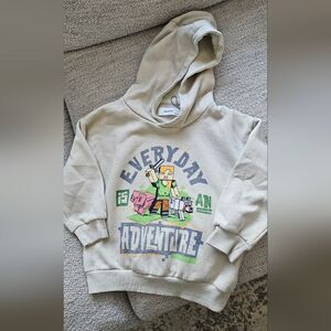 Reserved Minecraft Cream Adventure Kids Hoodie